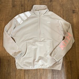 Kith x Adidas Warm-Up 1/2 zip sweater size Large